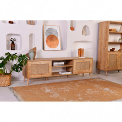 Mueble TV Hazeran 180 roble Practica Hogar