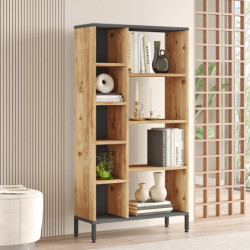 Librería RL3-AA pino atlántico antracita Practica Hogar