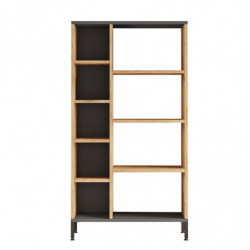 Librería RL3-AA pino atlántico antracita Practica Hogar