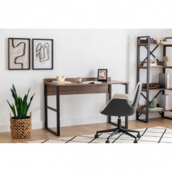 Escritorio de estudio Rana negro nogal Practica Hogar