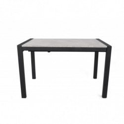 Mesa de comedor extensible Silva-1013 visón negro Practica Hogar