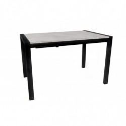 Mesa de comedor extensible Silva-1013 visón negro Practica Hogar