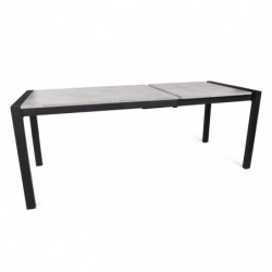 Mesa de comedor extensible Silva-1013 visón negro Practica Hogar