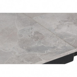 Mesa de comedor extensible Silva-1013 visón negro Practica Hogar