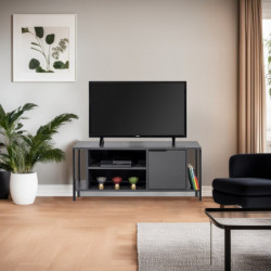 Mueble TV Bond antracita negro Practica Hogar