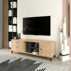 Mueble TV Onay-L3022 roble Practica Hogar