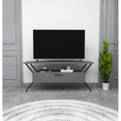 Mueble TV Tarz antracita negro Practica Hogar