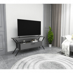 Mueble TV Tarz antracita negro Practica Hogar