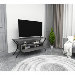 Mueble TV Tarz antracita negro Practica Hogar