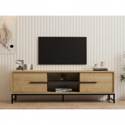 Mueble TV Mono roble zafiro Practica Hogar