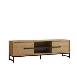 Mueble TV Mono roble zafiro Practica Hogar