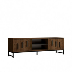Mueble TV Shap nogal Practica Hogar