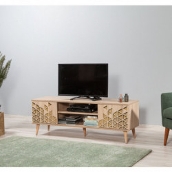 Mueble TV Truva-120 sonoma roble Practica Hogar