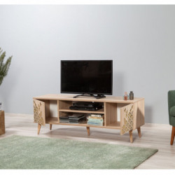 Mueble TV Truva-120 sonoma roble Practica Hogar
