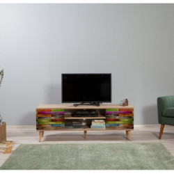 Mueble TV Truva-726 sonoma roble Practica Hogar