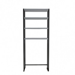 Mueble de baño Salzgitter L2050 blanco negro Practica Hogar