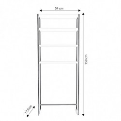 Mueble de baño Salzgitter L2050 blanco negro Practica Hogar