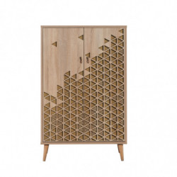 Mueble auxiliar MultiBox 120 sonoma roble Practica Hogar