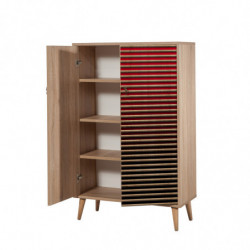 Mueble auxiliar MultiBox 221 sonoma roble Practica Hogar
