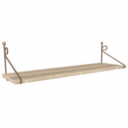 Estante de pared Seramoni marrón Practica Hogar