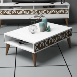 Mesa de centro Line blanco Practica Hogar