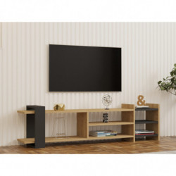Mueble TV Elis antracita zafiro Practica Hogar