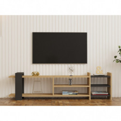 Mueble TV Elis antracita zafiro Practica Hogar