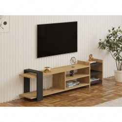 Mueble TV Elis antracita zafiro Practica Hogar