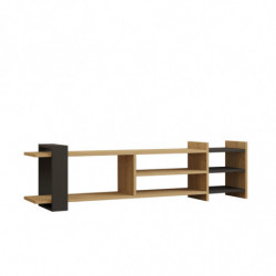 Mueble TV Elis antracita zafiro Practica Hogar