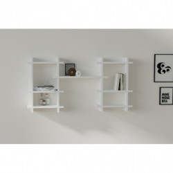 Estante de pared Tefo blanco Practica Hogar