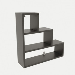 Estante de pared Piramit antracita Practica Hogar