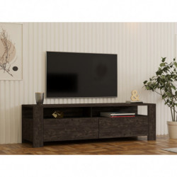 Mueble TV con estante Combe antracita Practica Hogar
