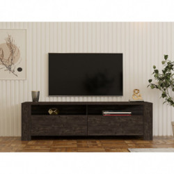 Mueble TV con estante Combe antracita Practica Hogar