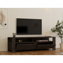 Mueble TV con estante Combe antracita Practica Hogar