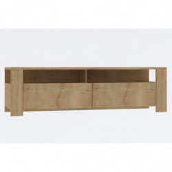 Mueble TV con estante Combe roble zafiro Practica Hogar