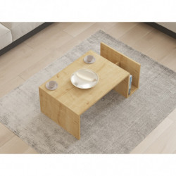 Mesa de centro Memo roble zafiro Practica Hogar