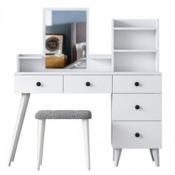 Tocador BJ101-2294 blanco Practica Hogar