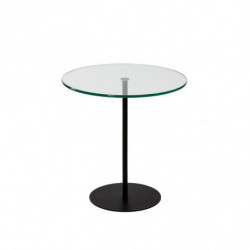 Mesa auxiliar Chill negro Practica Hogar