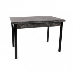 Mesa de comedor extensible Polo-1304 negro Practica Hogar