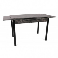Mesa de comedor extensible Polo-1304 negro Practica Hogar