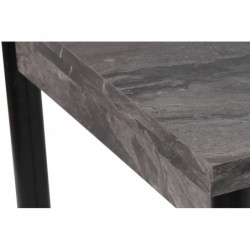 Mesa de comedor extensible Polo-1304 negro Practica Hogar