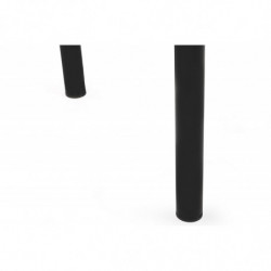 Mesa de comedor extensible Polo-1304 negro Practica Hogar