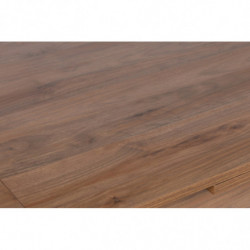 Mesa de comedor extensible Polo-1308 plata nogal Practica Hogar