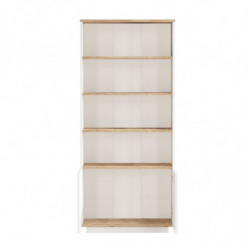 Librería FR16-AW pino atlántico blanco Practica Hogar