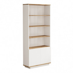Librería FR16-AW pino atlántico blanco Practica Hogar