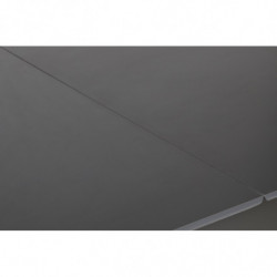 Mesa de comedor extensible Sigma-992 antracita blanco Practica Hogar