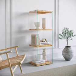 Librería Niagara R303 roble Practica Hogar