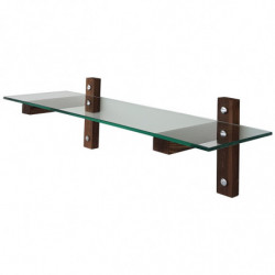 Estante de pared R100 nogal Practica Hogar