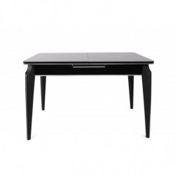 Mesa de comedor extensible Star 983 plateado negro Practica Hogar