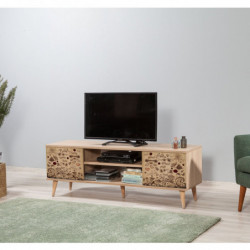 Mueble TV Truva-731 sonoma roble Practica Hogar